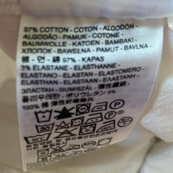 Levi’s 14 White Straight Leg Denim Jeans - Picture 6 of 10